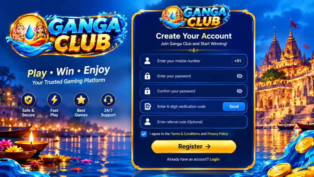 Ganga Club Register Game